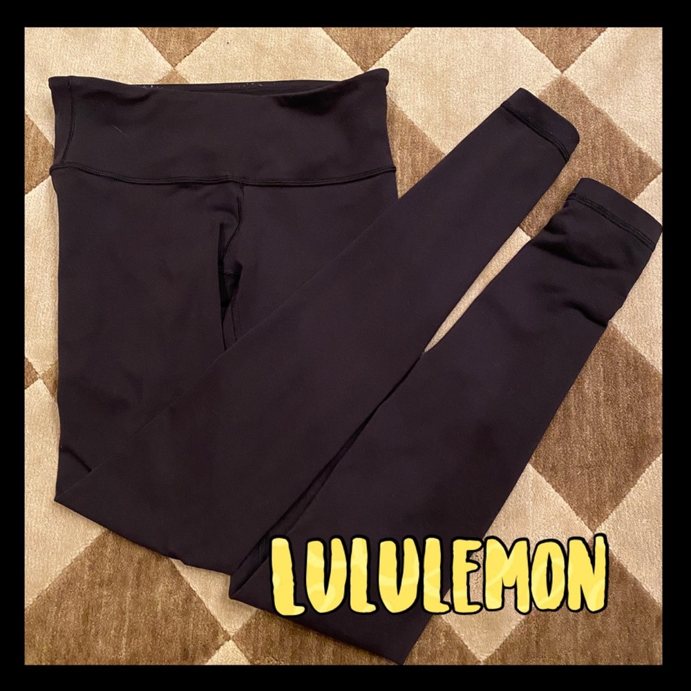 Lululemon full length black leggings